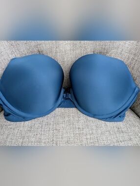 Victoria's Secret Racerback Pushup Bra - Deep Blue